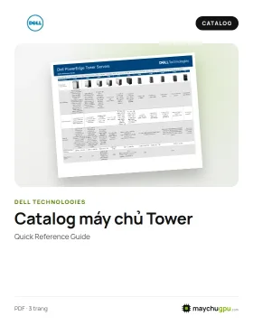 Dell PowerEdge – Catalog máy chủ Tower (Quick Reference Guide)