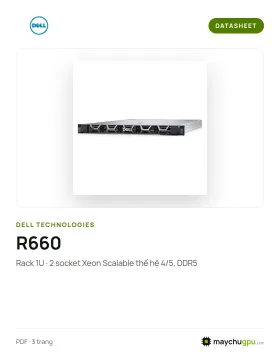 Datasheet Dell PowerEdge R660