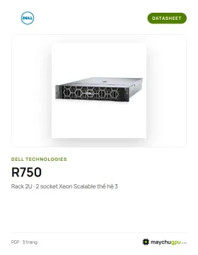 Datasheet Dell PowerEdge R750