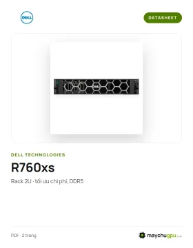 Datasheet Dell PowerEdge R760xs