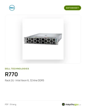 Datasheet Dell PowerEdge R770