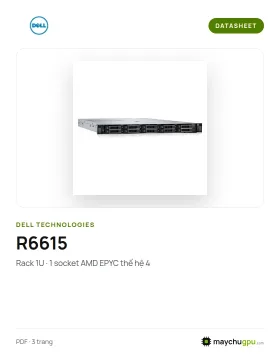 Datasheet Dell PowerEdge R6615