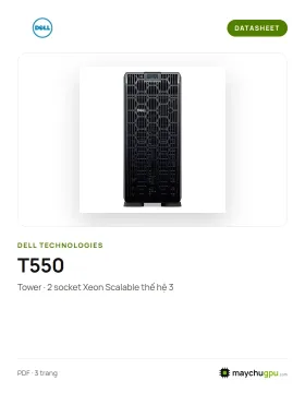 Datasheet Dell PowerEdge T550