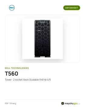 Datasheet Dell PowerEdge T560