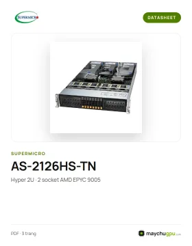 Datasheet Supermicro Hyper AS-2126HS-TN (2U AMD EPYC 9005)