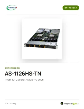 Datasheet Supermicro Hyper AS-1126HS-TN (1U AMD EPYC 9005)