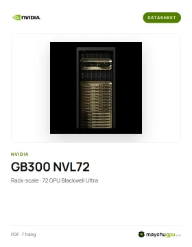 Datasheet NVIDIA GB300 NVL72 (Blackwell Ultra)